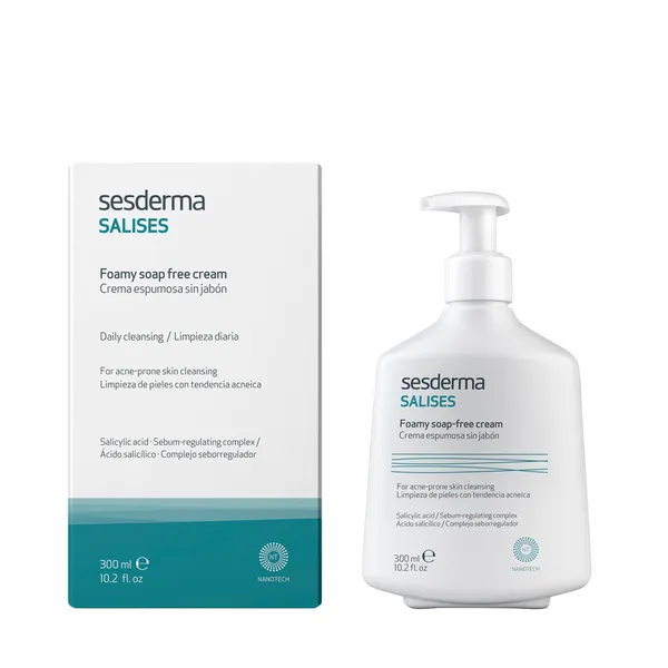 SALISES Facial/body foamy soap-free cream Крем пенящийся для умывания для лица и тела