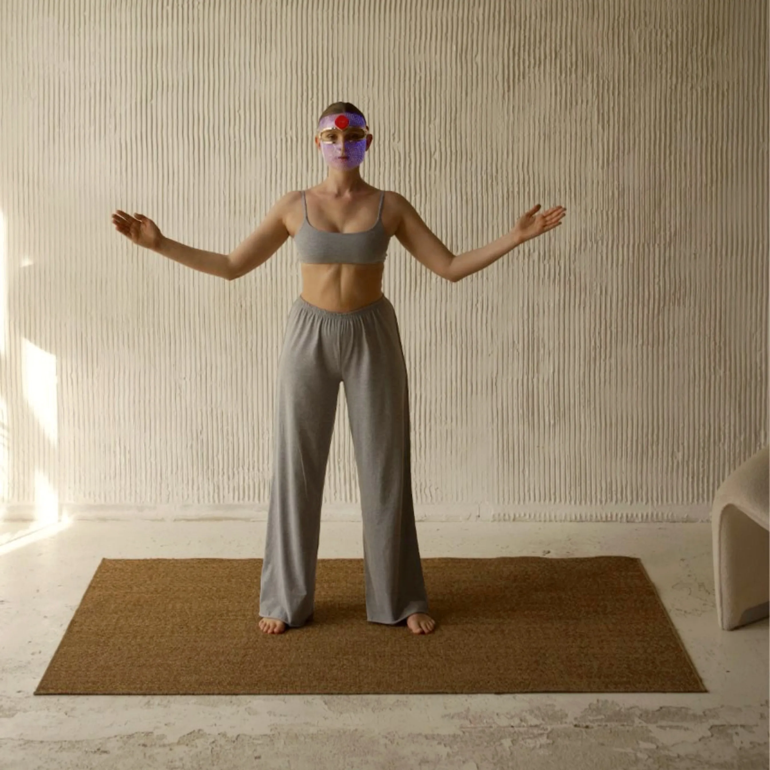 Ультралегкая LED-маска FAQ™ 201 с 3 типами LED-света для молодости вашей кожи