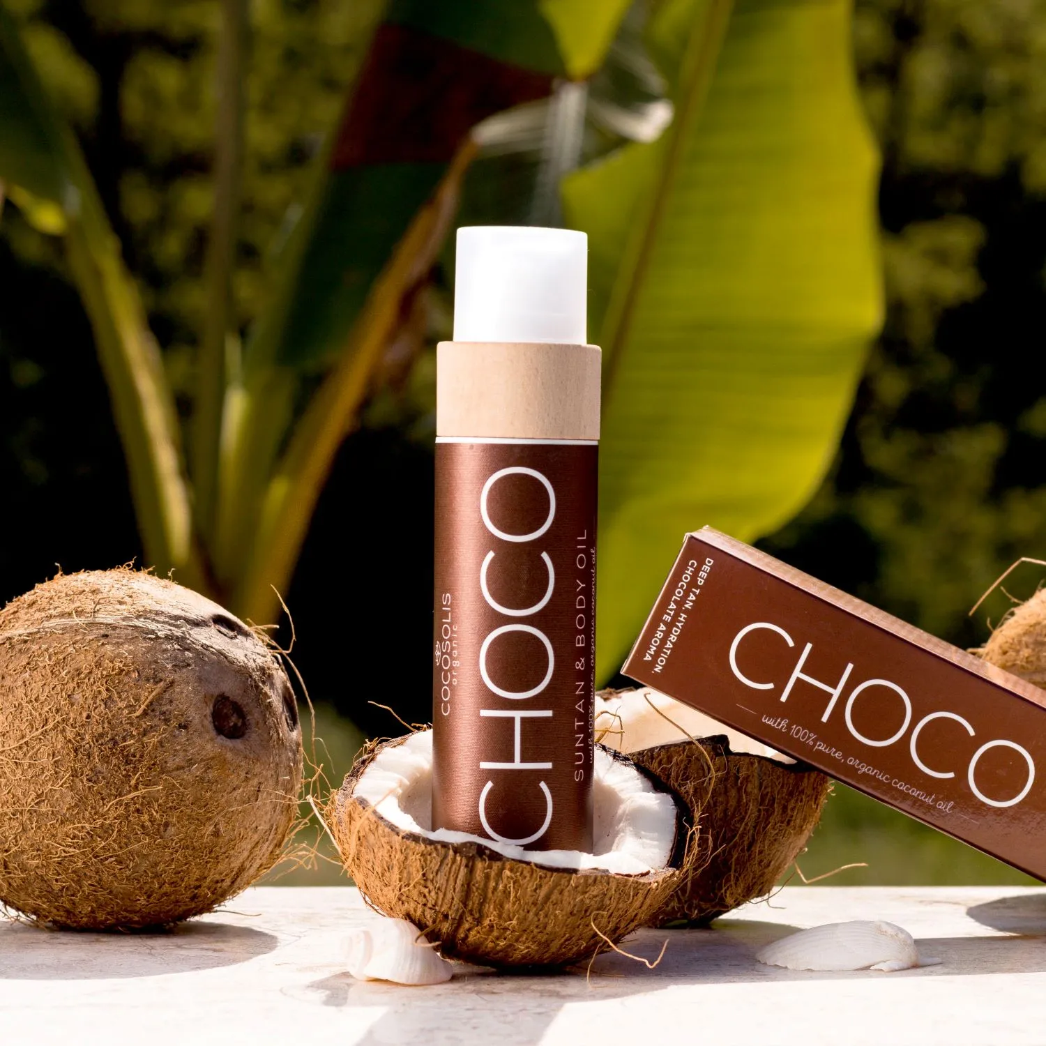 CHOCO SUNTAN & BODY OIL Масло для загара с ароматом шоколада