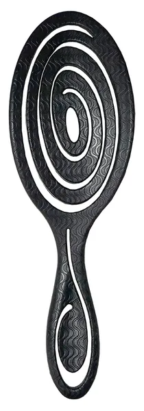 Detangling bio hair brush Black Подвижная био-расческа для волос черная
