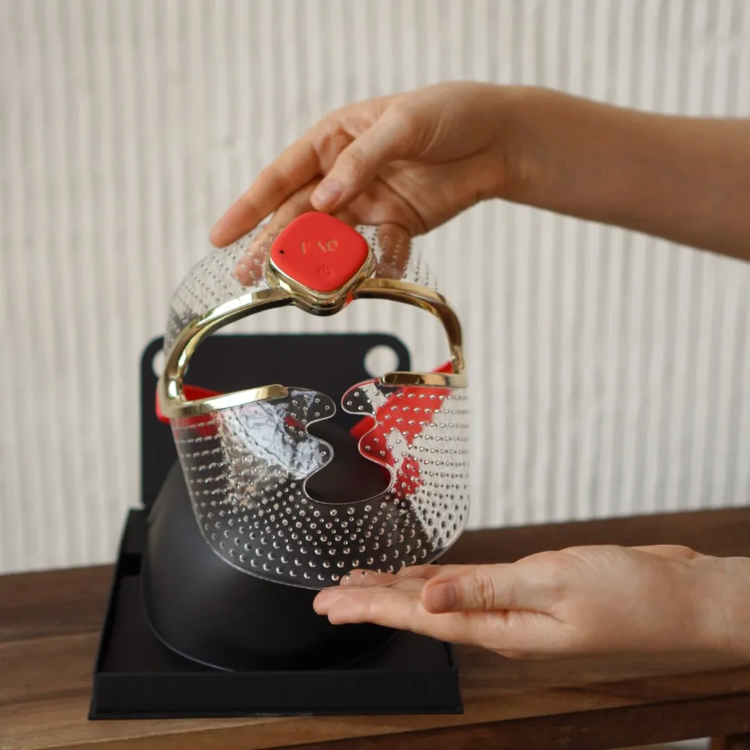 Ультралегкая LED-маска FAQ™ 201 с 3 типами LED-света для молодости вашей кожи