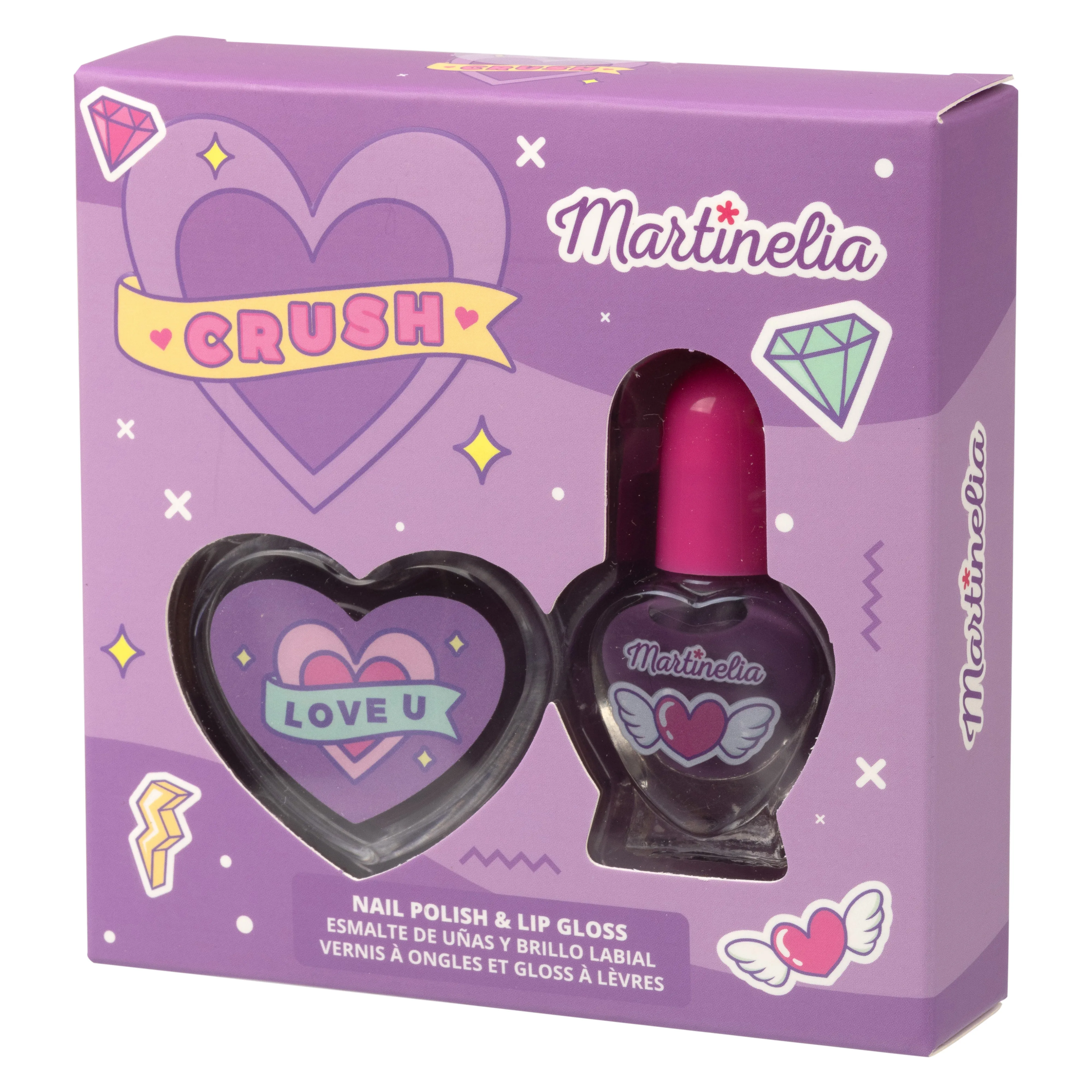 Мини набор фиолетовый краш