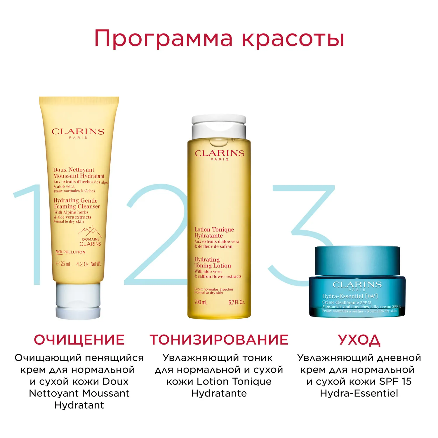 Hydra-Essentiel Увлажняющий дневной крем для нормальной и сухой кожи SPF15