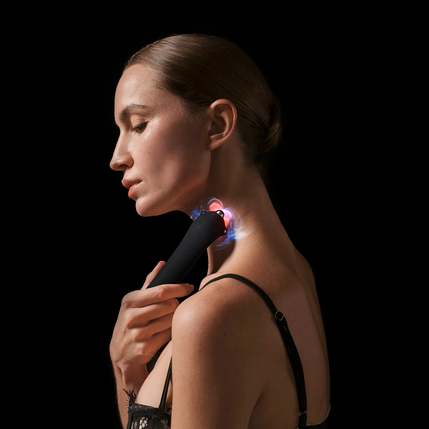 Faq 402 Микротоки для лифтинга и тонуса лица и шеи LED-светом 