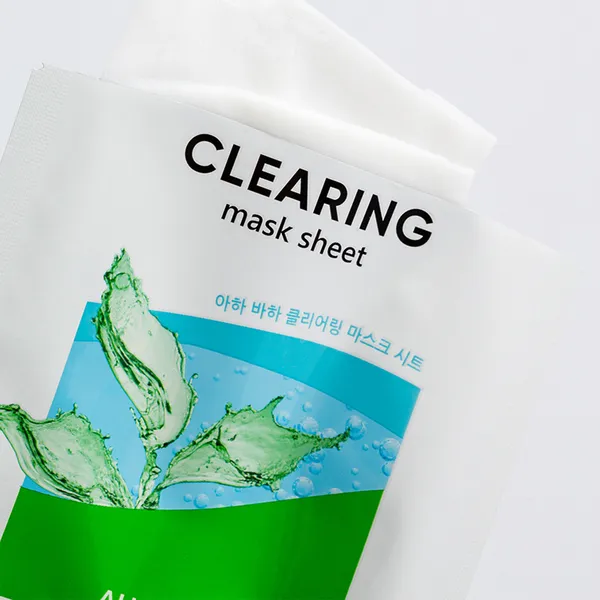 AHA/BHA clearing mask sheet Тканевая маска с AHA/BHA кислотами для очищения пор