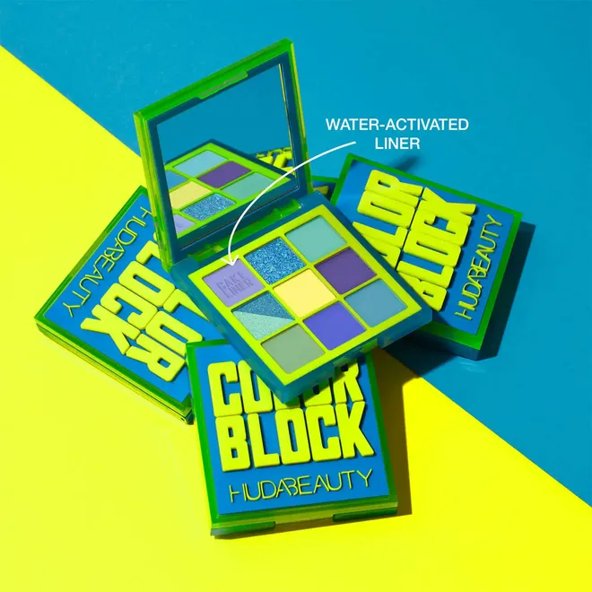 COLOR BLOCK OBSESSIONS BLUE AND GREEN Палетка теней