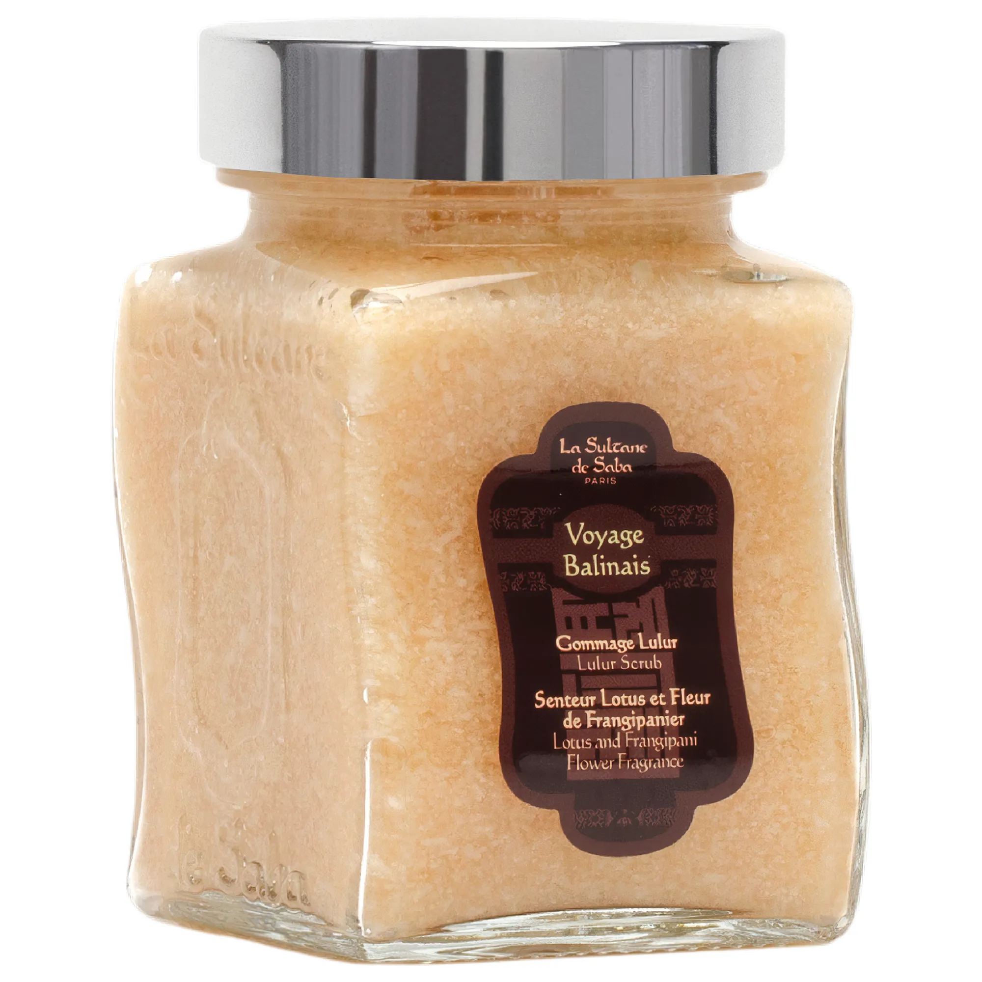 Кокосово-рисовый гоммаж  лотос и франжипани