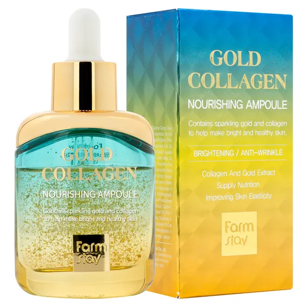 Питательная сыворотка с золотом и коллагеном