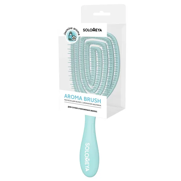 Wet Detangler Brush Oval Jasmine Расческа для сухих и влажных волос с ароматом жасмина