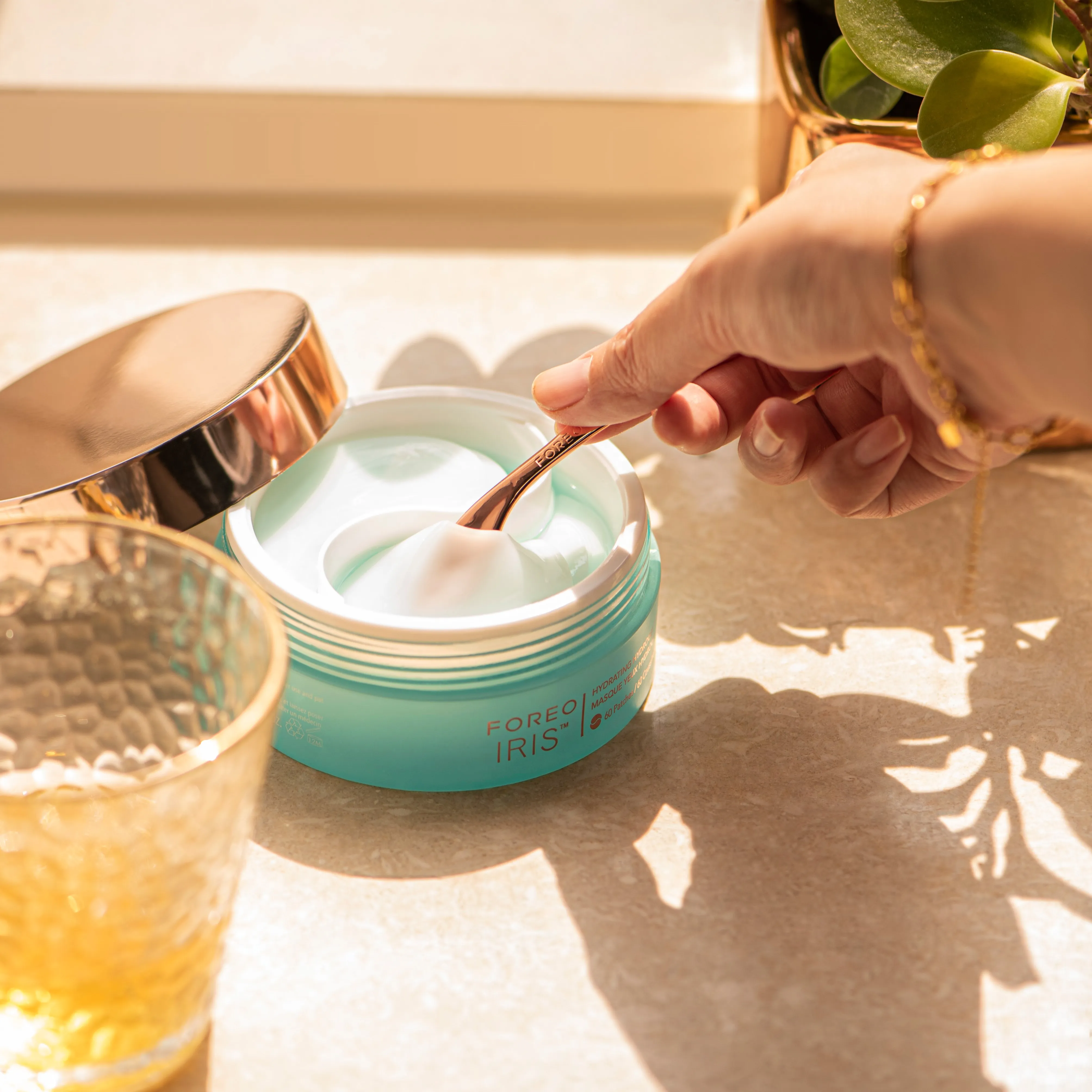 Гидрогелевая маска-патч для кожи вокруг глаз с коллагеном и морским мхом IRIS™