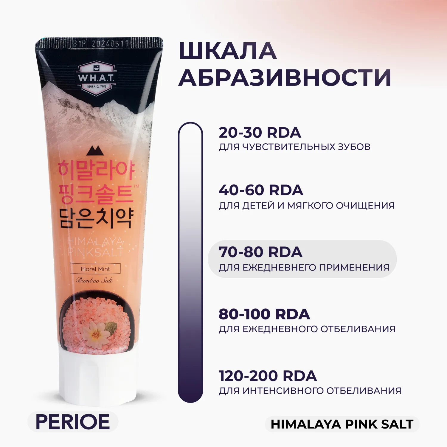 Himalaya Pink Salt Floral Mint Зубная паста с розовой гималайской солью