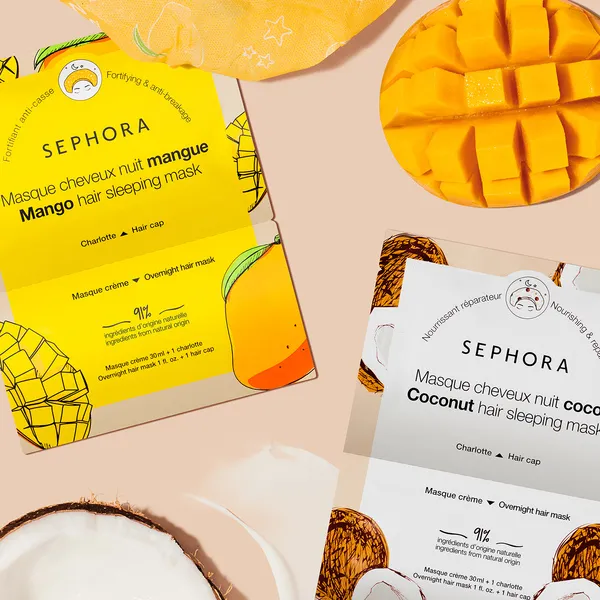 Ночная маска для волос