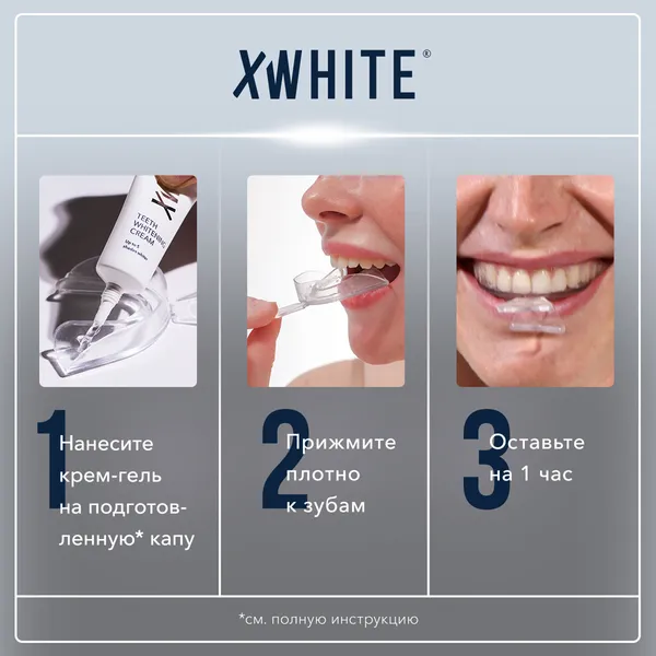 XWHITE Крем-гель для отбеливания зубов
