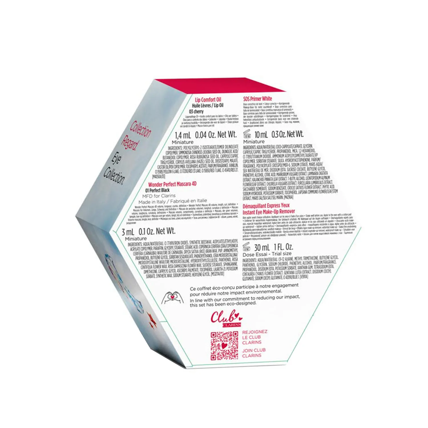 Набор средств макияжа в мини-формате для лица, глаз и губ