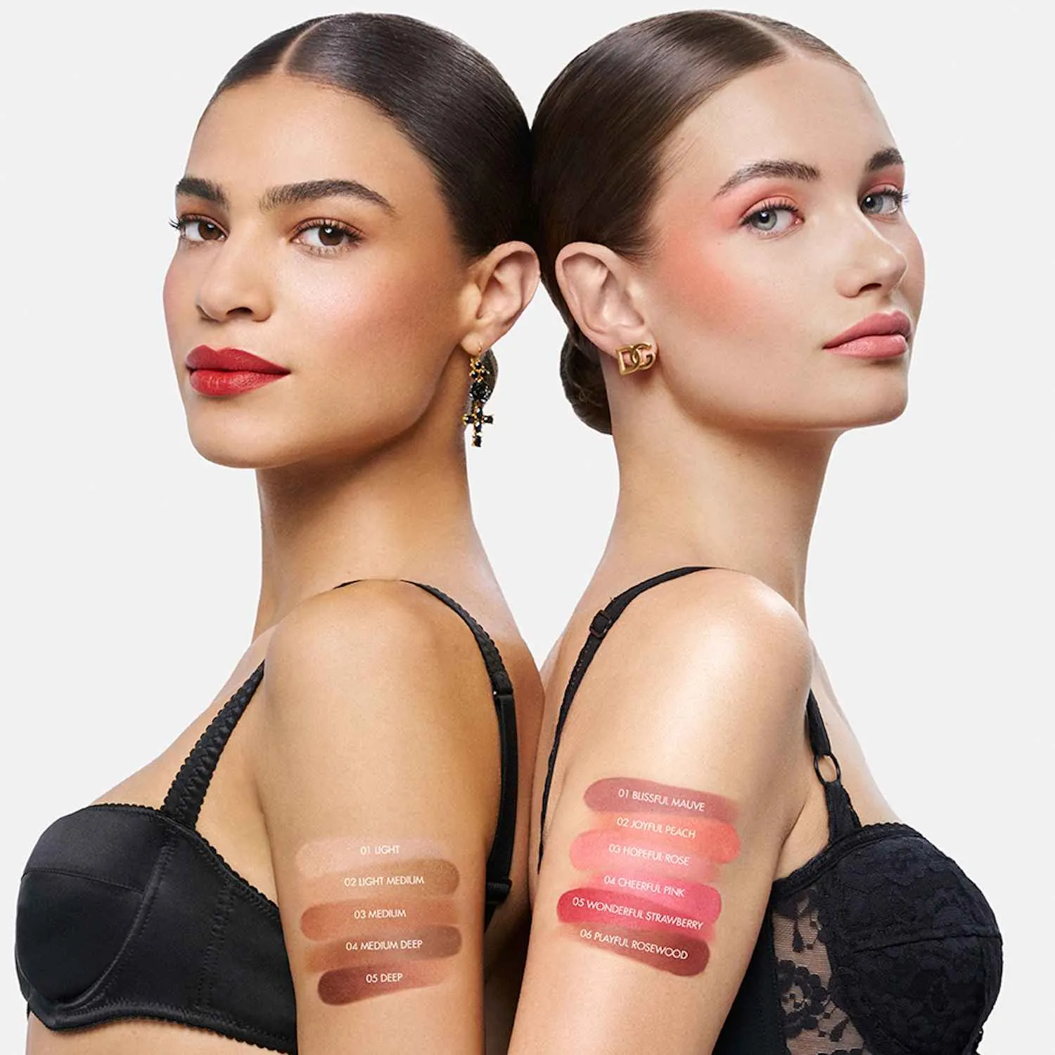 CHEEKS&EYES MATCH Стойкие румяна и тени для век
