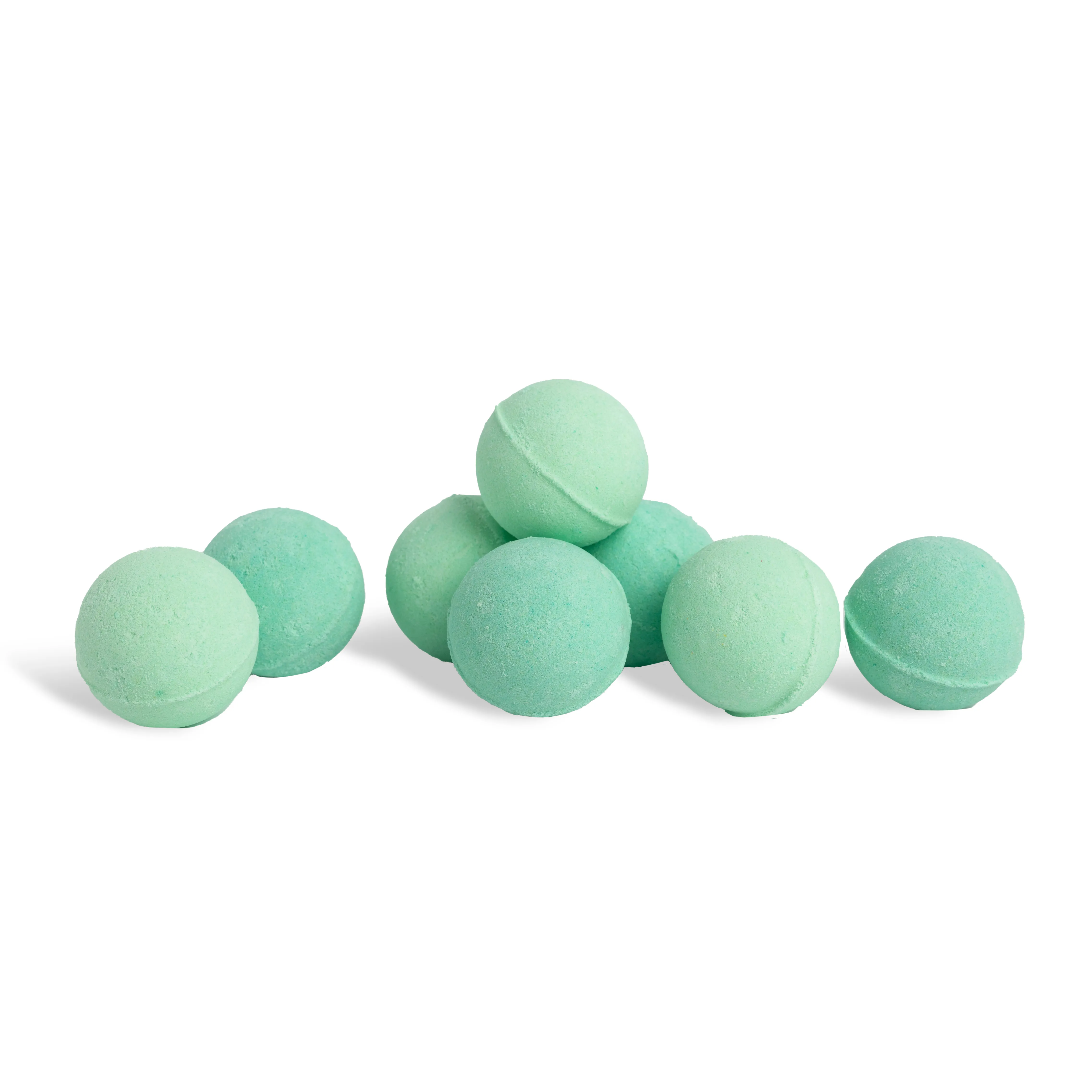 Набор из 8 бомбочек зеленый