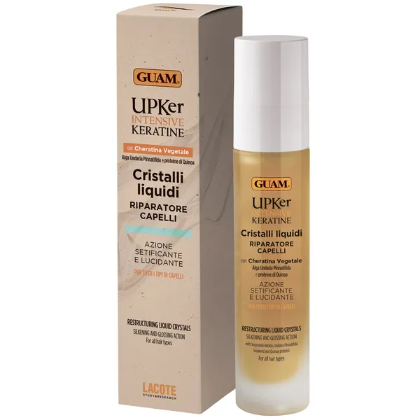 UPKER INTENSIVE KERATINE Масло для волос восстанавливающее разглаживающее с кератином