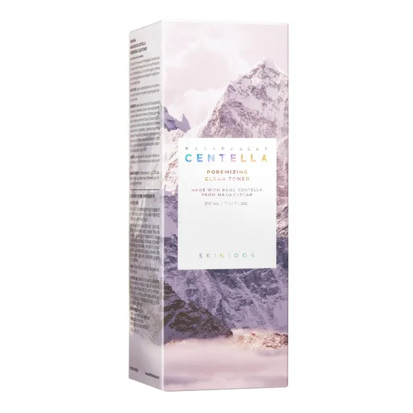 Madagascar Centella Poremizing Тонер для проблемной лица кожи с розовой солью, экстрактом центеллы и комплекс пептидов-9