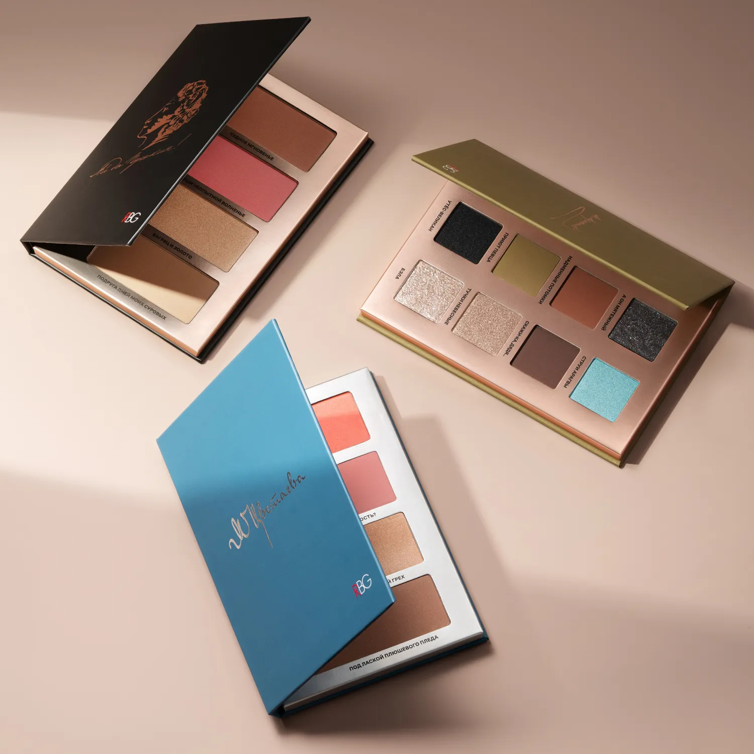 Лермонтов палетка теней для век