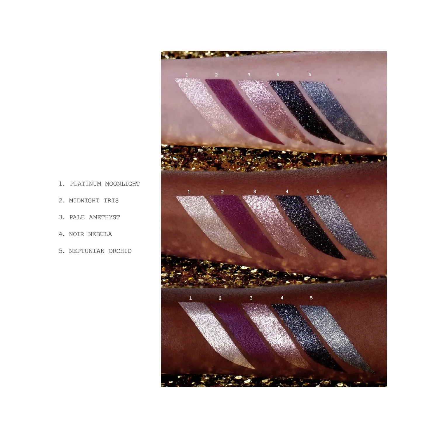 BIJOUX BRILLIANCE: LUNAR NIGHTSHADE Палетка теней