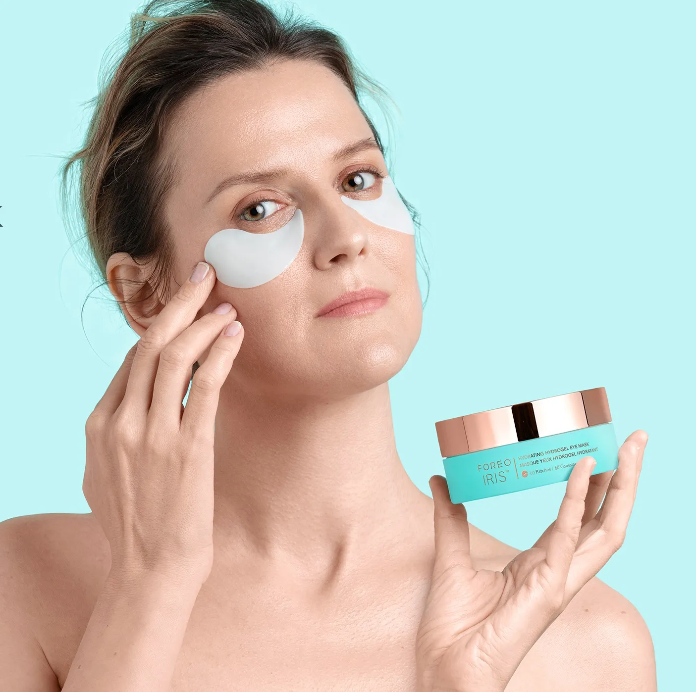 Гидрогелевая маска-патч для кожи вокруг глаз с коллагеном и морским мхом IRIS™