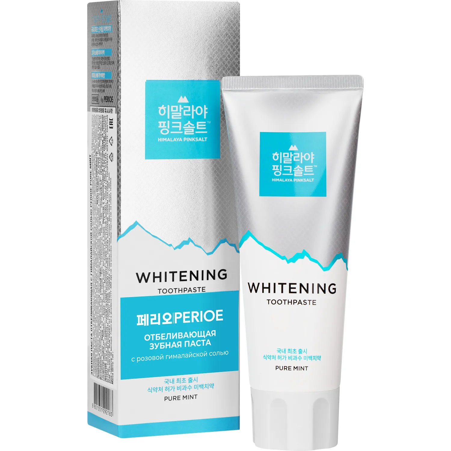 Pure Mint Отбеливающая зубная паста c гималайской солью