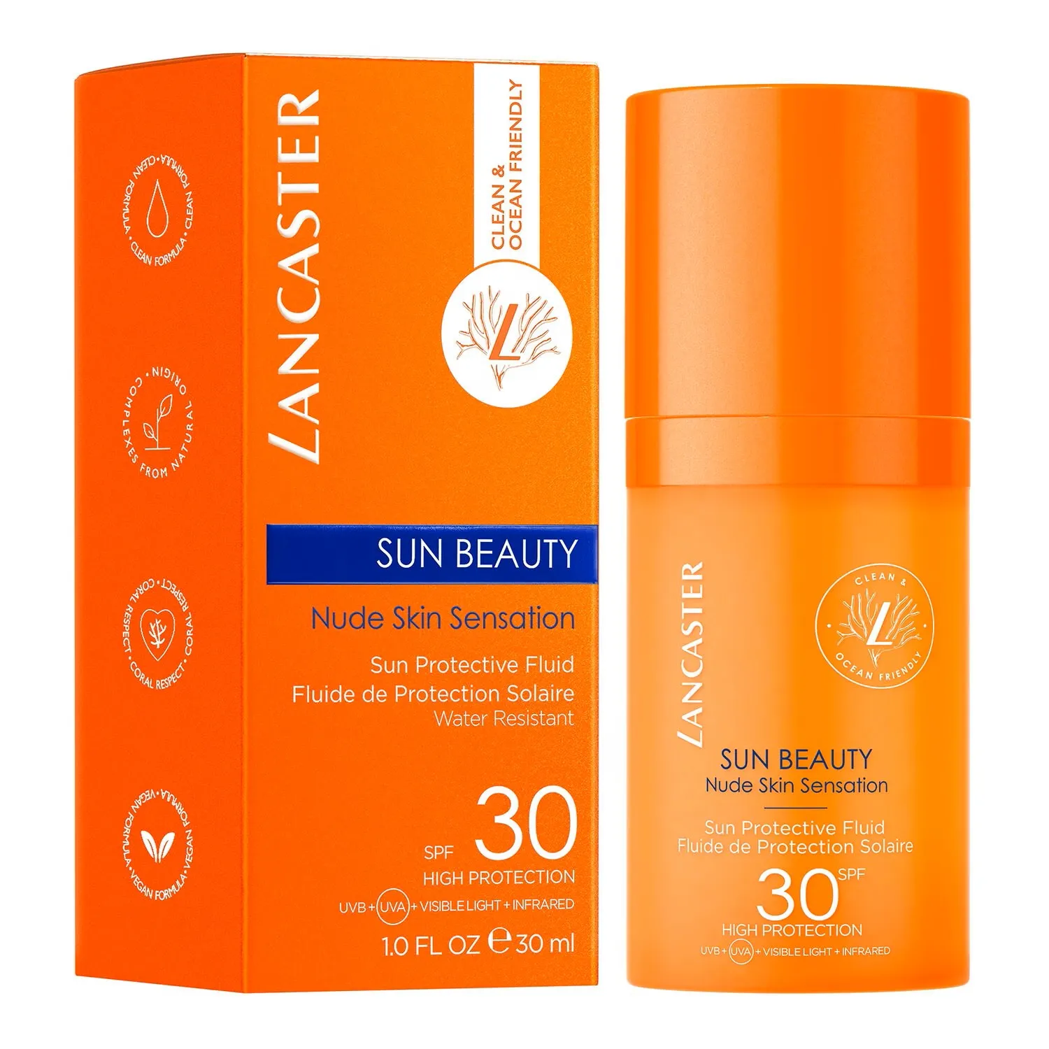 SUN BEAUTY Солнцезащитный флюид для лица SPF30