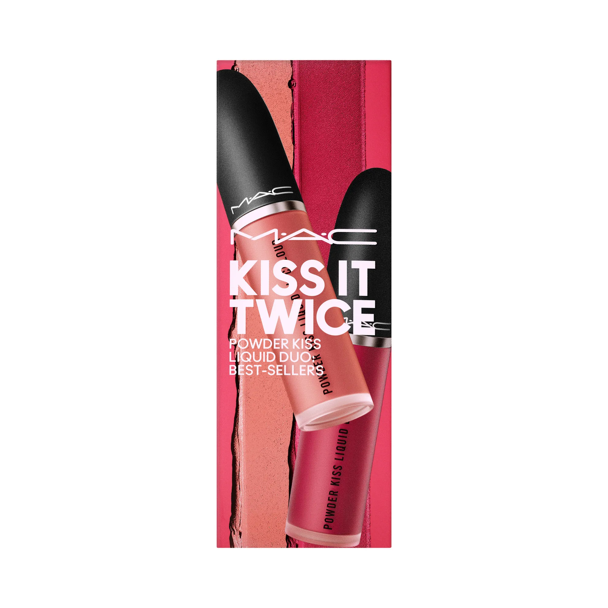 Kiss It Twice Powder Kiss Liquid Duo: Best-Sellers Набор для губ