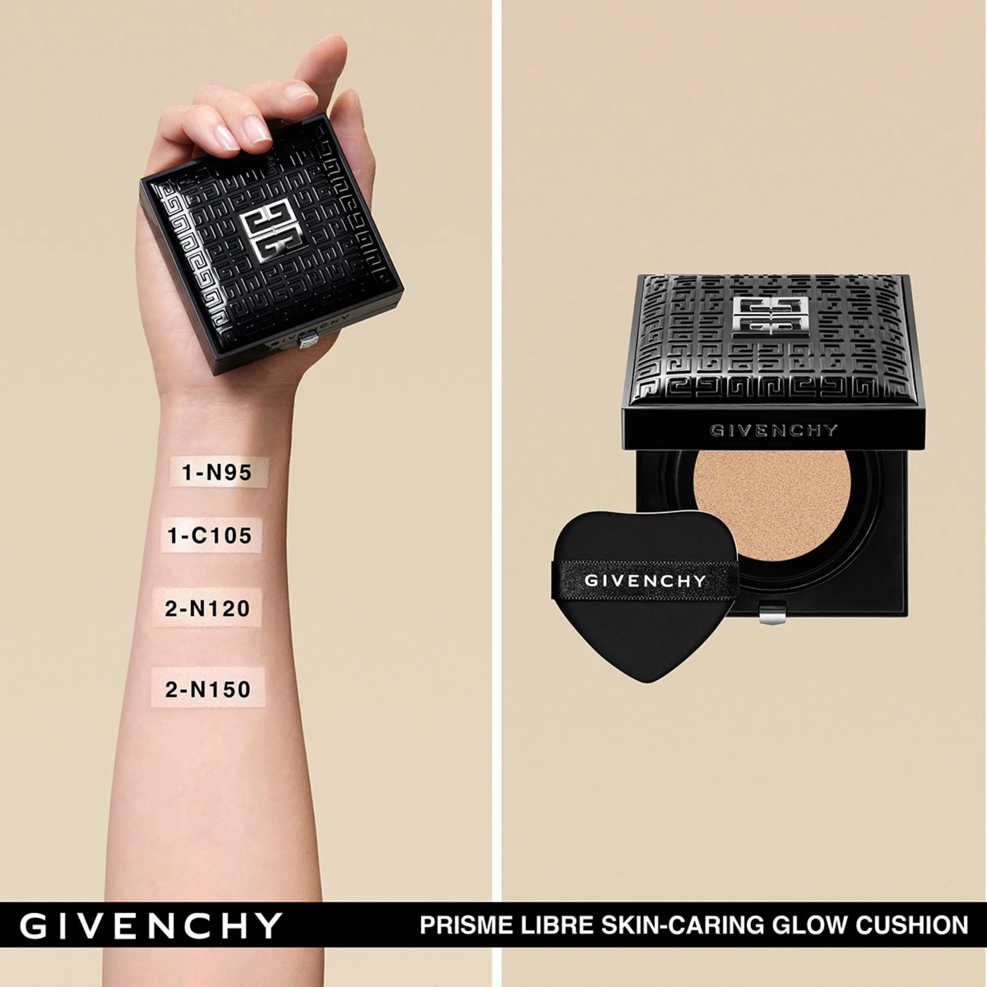 PRISME LIBRE SKUN-CARING GLOW CUSHION SPF45/PA+++ Ухаживающий тональный кушон для лица