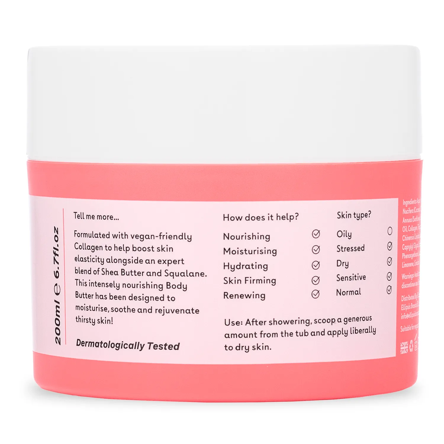 Collagen Увлажняющий крем-баттер для тела с коллагеном