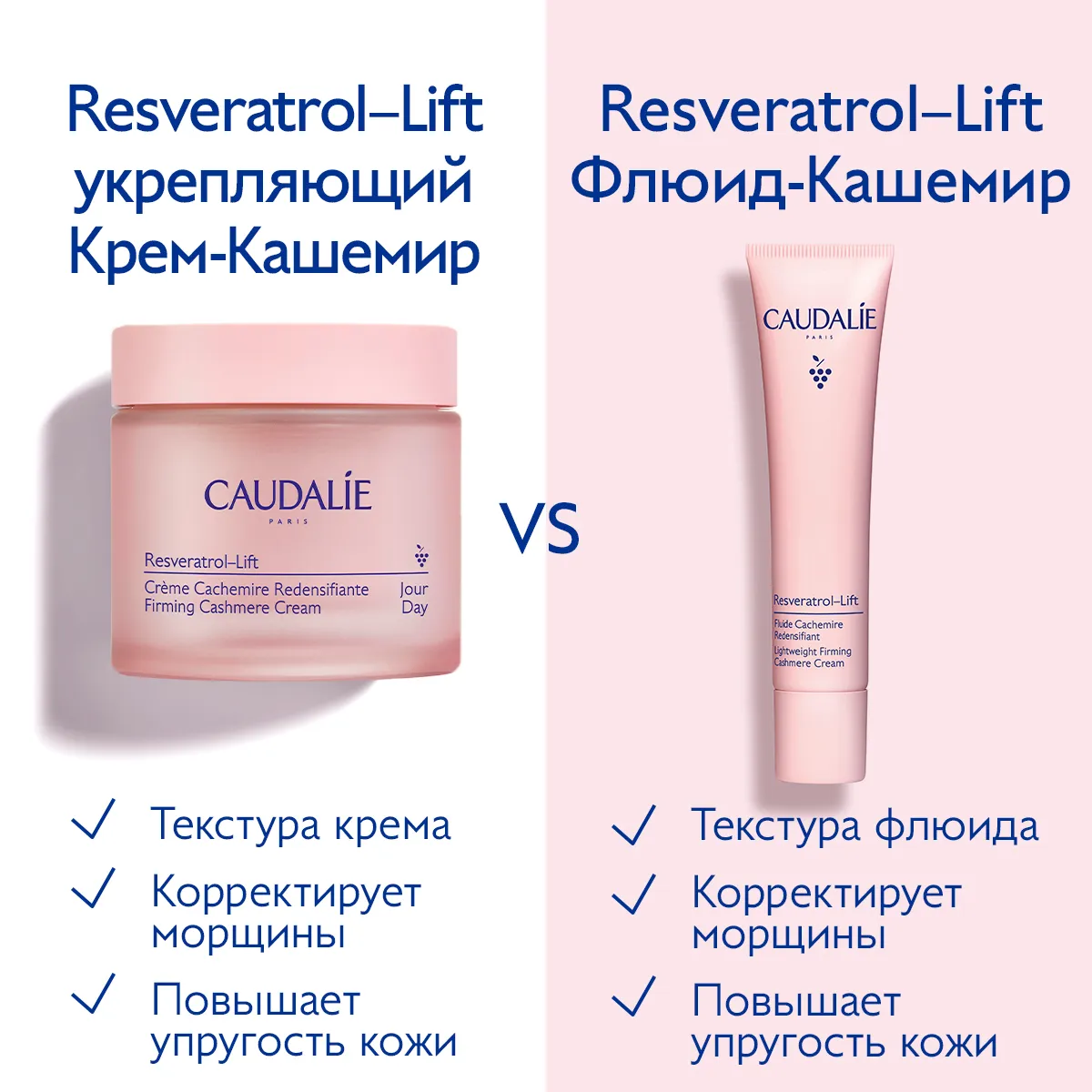 RESVERATROL-LIFT Укрепляющий дневной флюид с кашемировой текстурой
