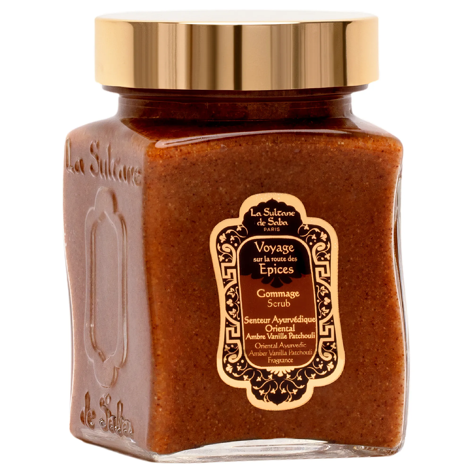 Гоммаж для тела аюрведа амбра, ваниль, пачули