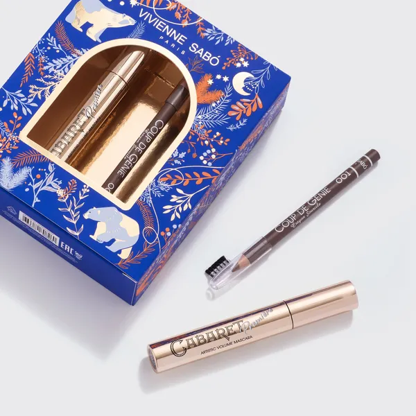 Подарочный набор с тушью и карандашом для бровей