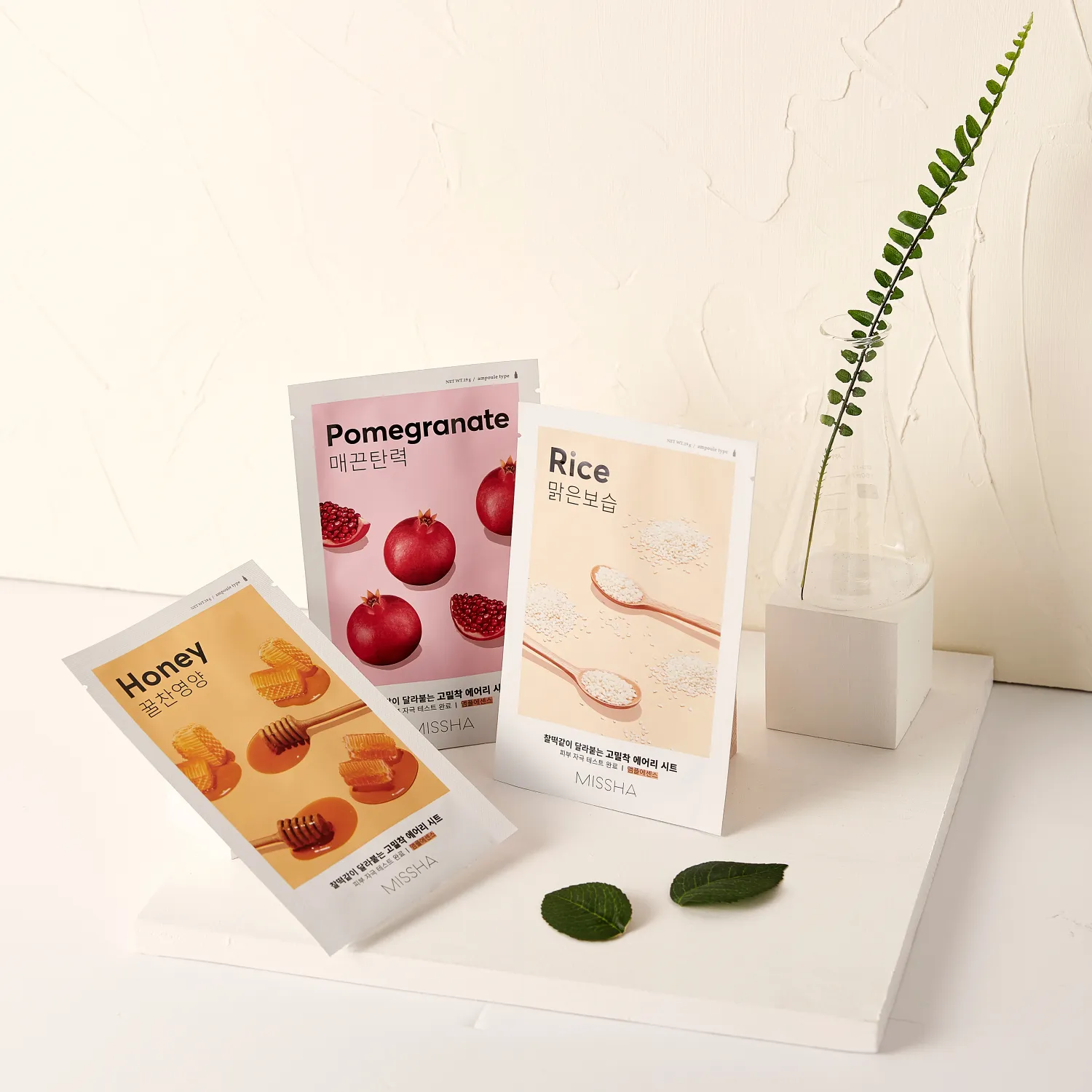 Airy Fit Маска тканевая освежающая с экстрактом риса для огрубевшей тусклой кожи