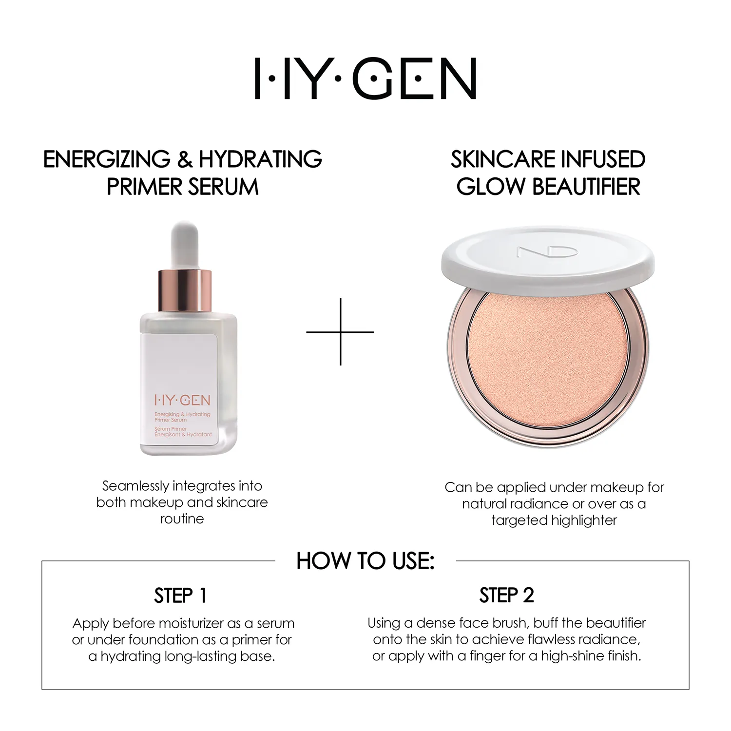 HY-GEN  GLOW BEAUTIFIER Ухаживающий праймер-хайлайтер