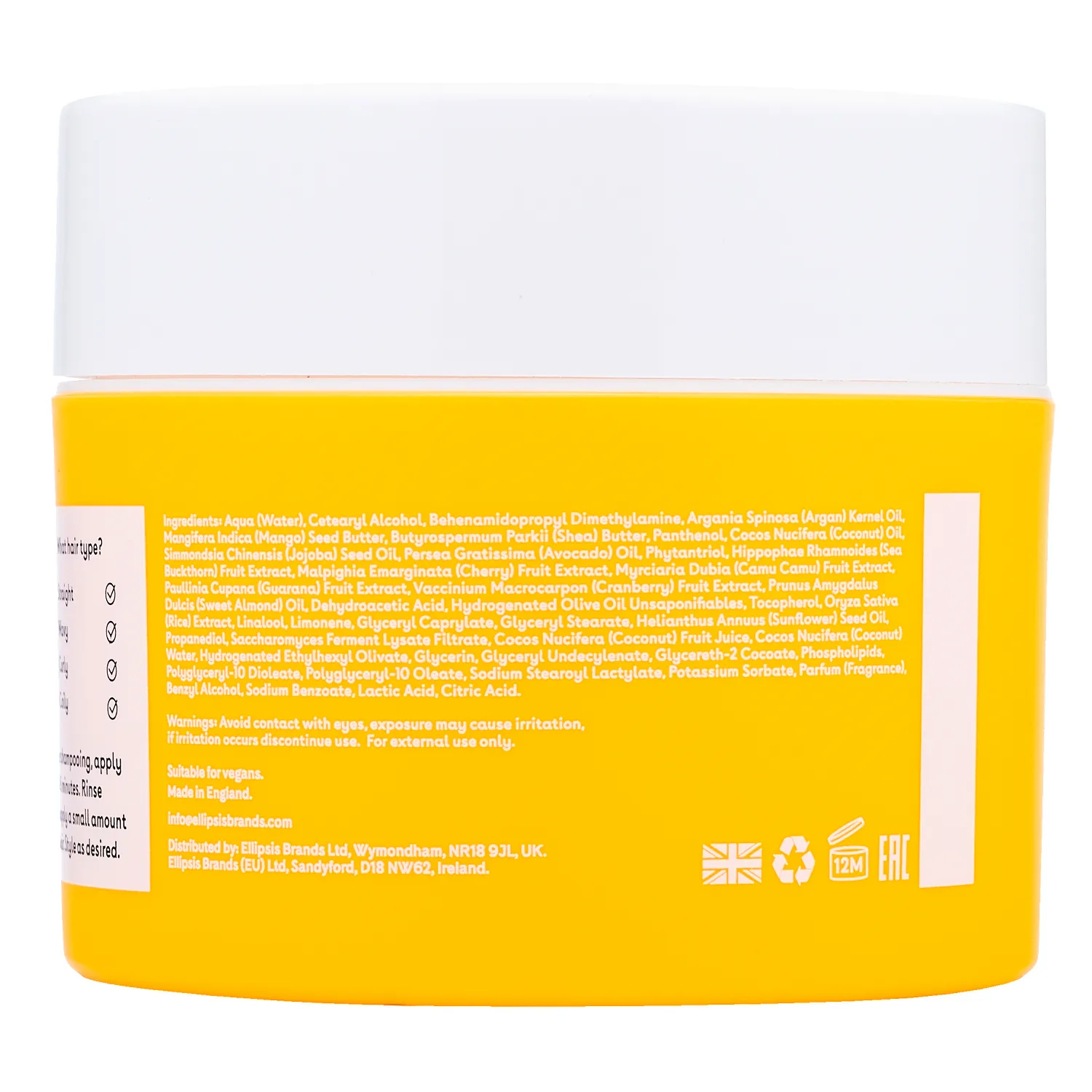 Intense Hydration Hair Mask Увлажняющая маска для волос 