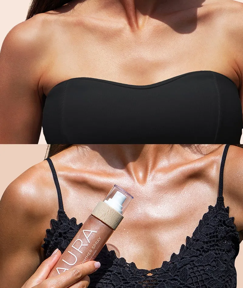 AURA PEPTIDE SHIMMER Мерцающий спрей с пептидами для лица, тела и волос
