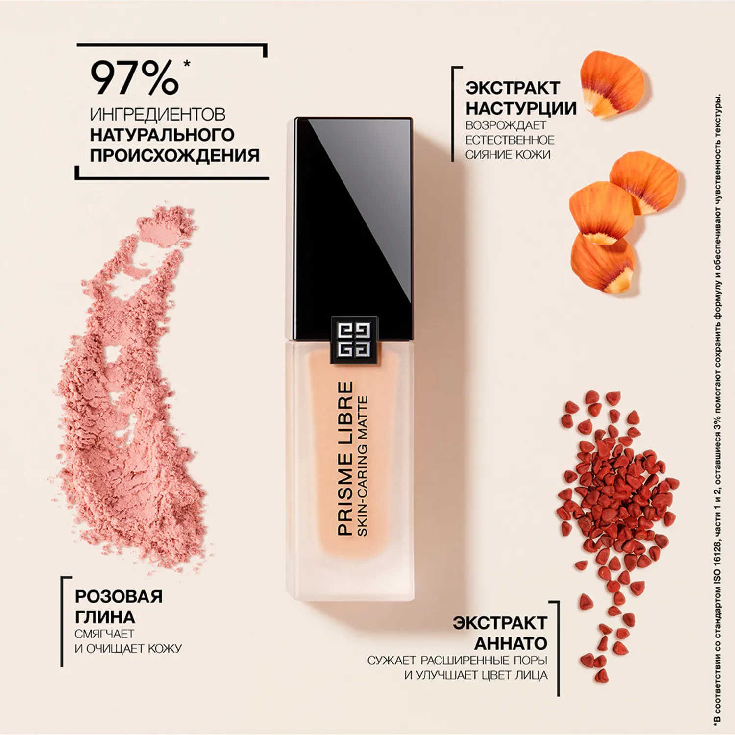 Prisme Libre Skin-caring Matte Ухаживающее матирующее тональное средство