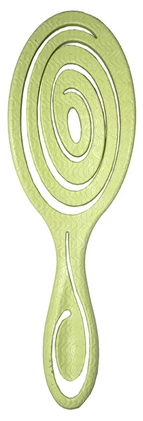 Detangling bio hair brush Green Подвижная био-расческа для волос зеленая