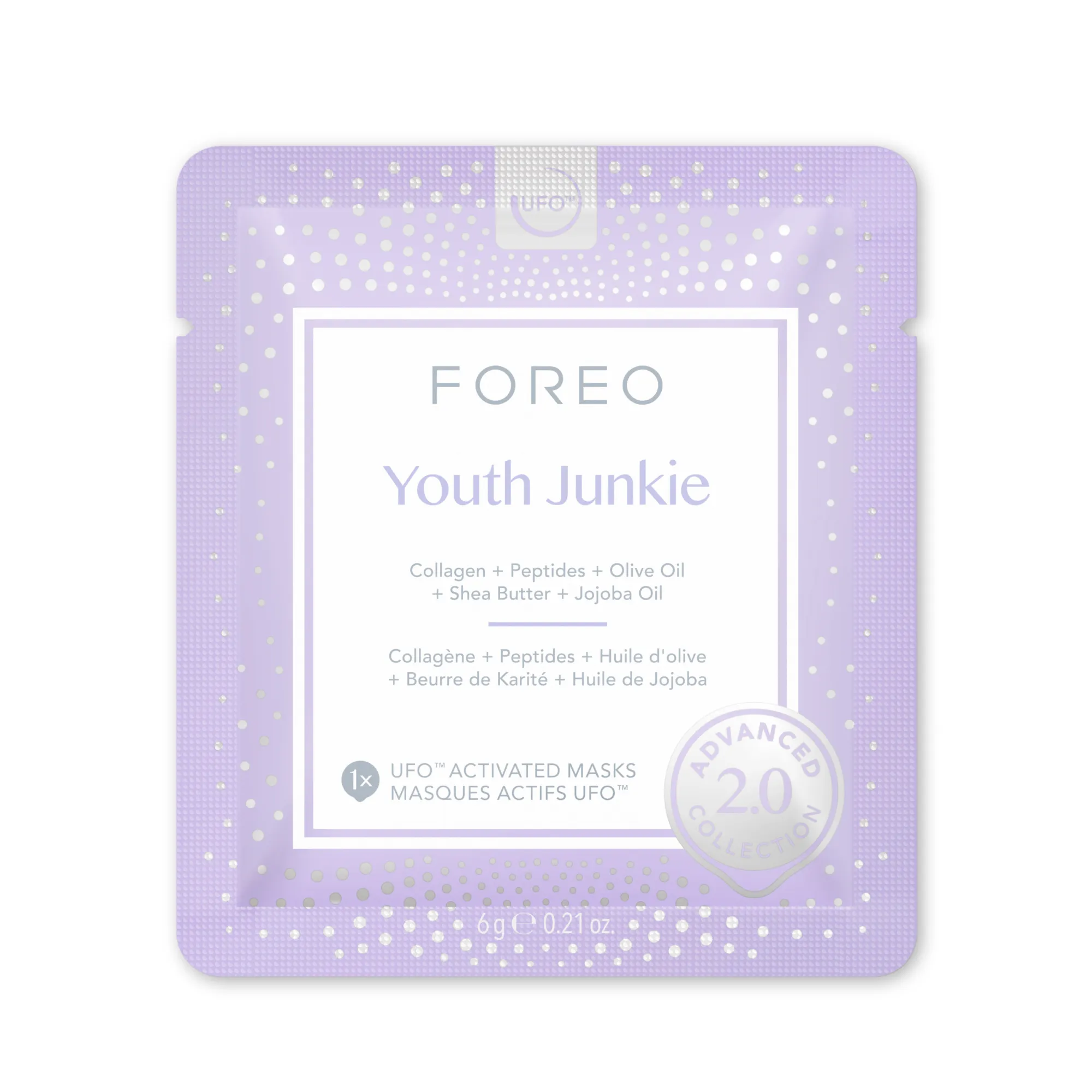 YOUTH JUNKIE 2.0 Маска коллагеновая для лица для молодости кожи для UFO