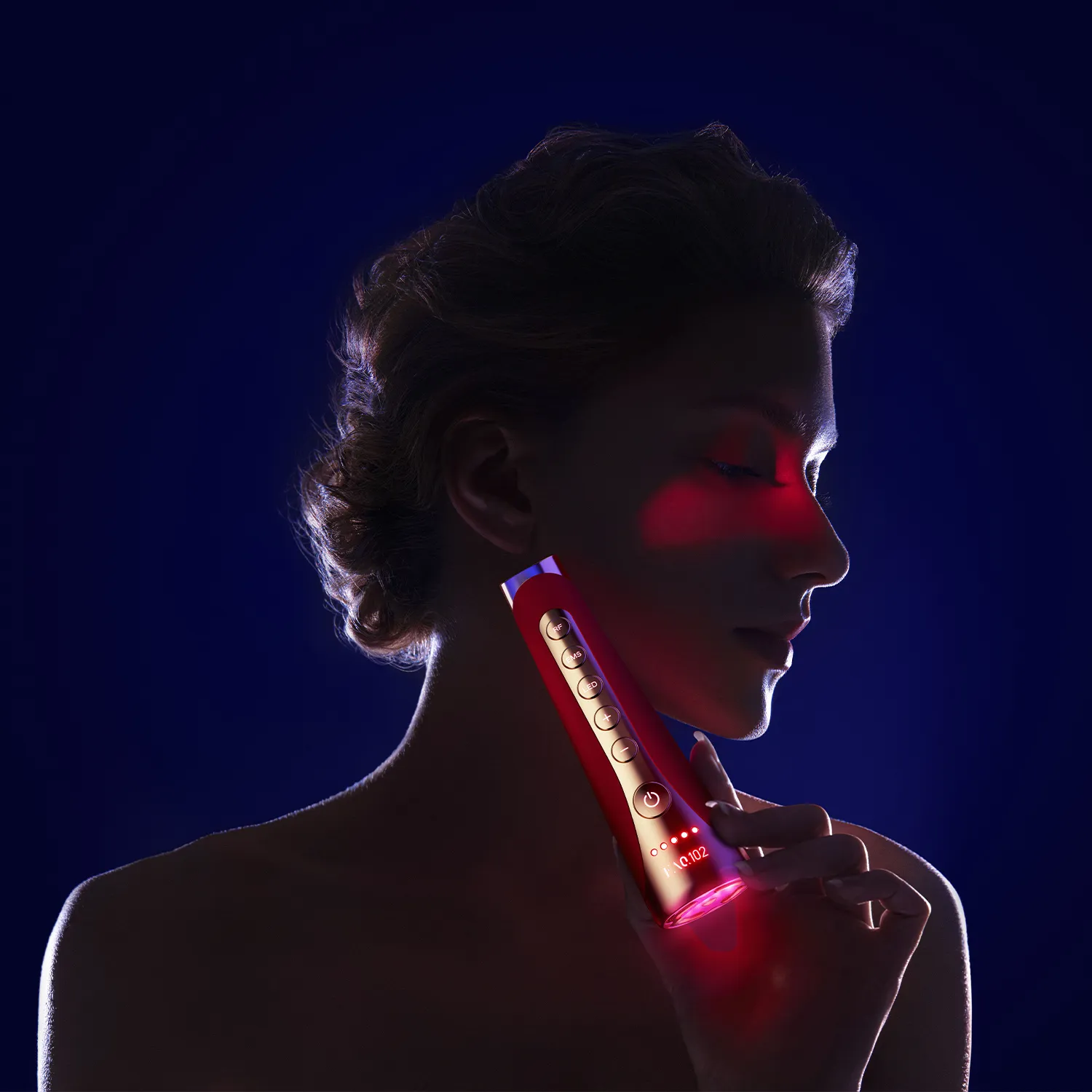 Rf Ems Led Терапия Faq 102 Pink Ruby Массажер для обновления и омоложения кожи 