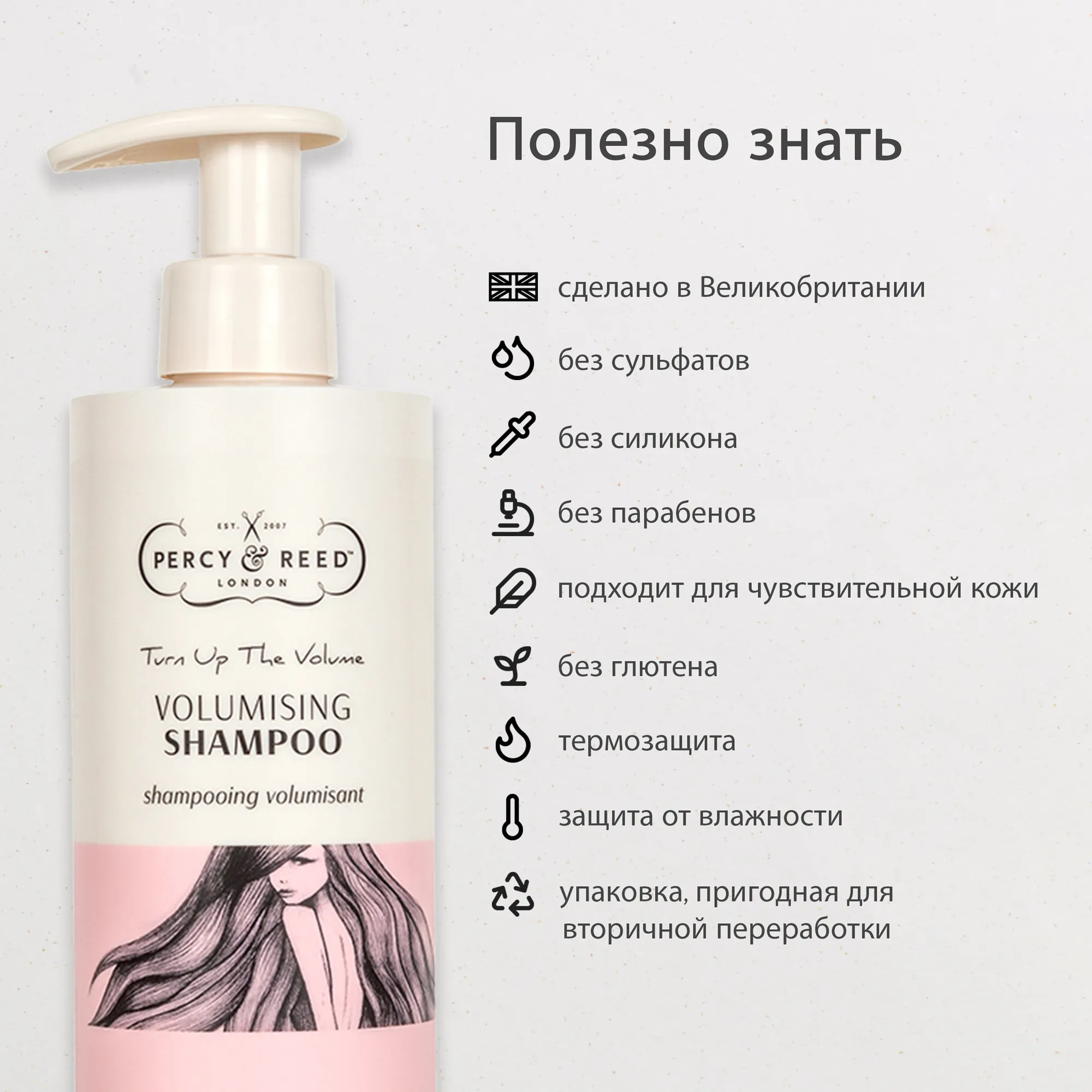 VOLUMISING Шампунь для объёма волос Создай объём