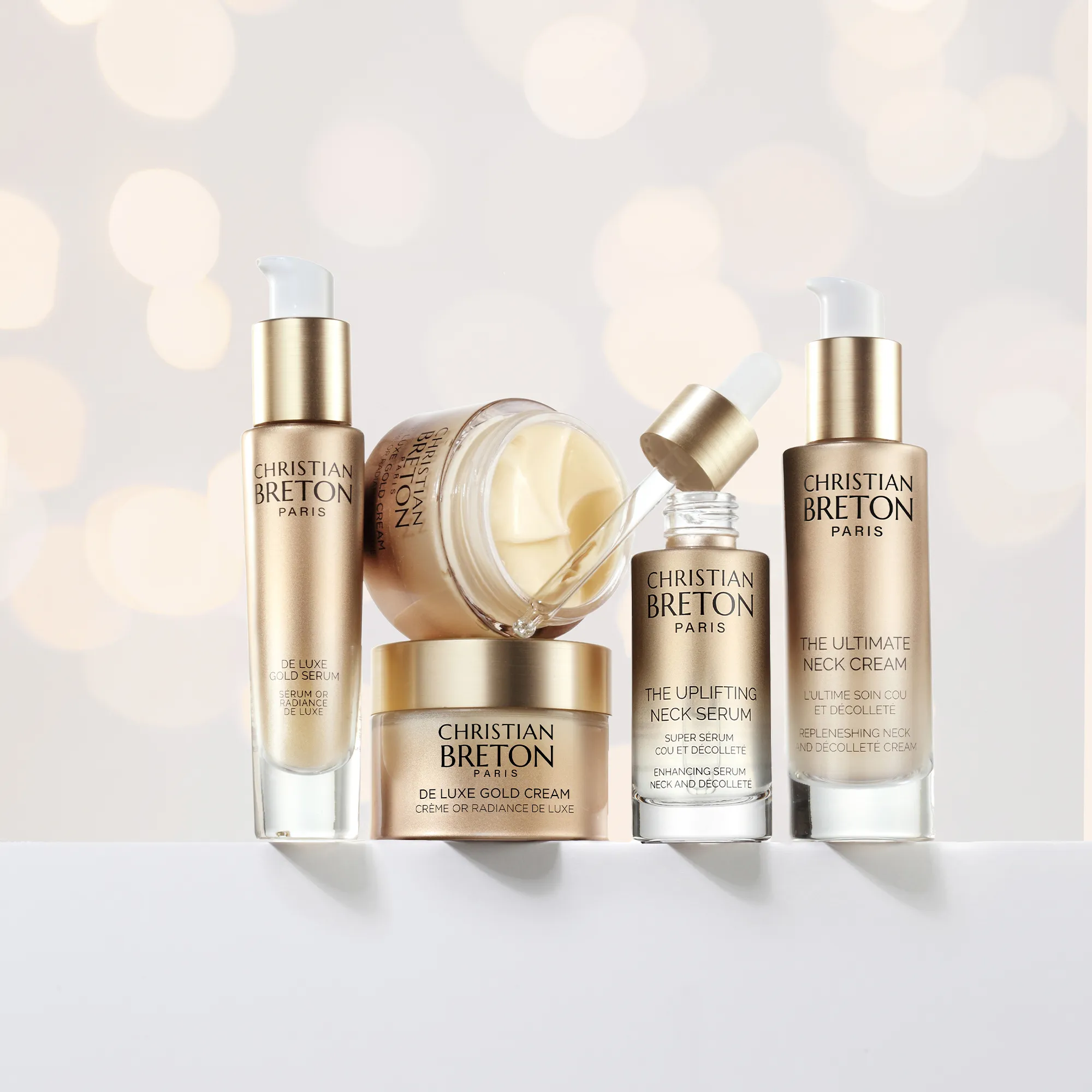 De luxe gold serum Сыворотка с золотом, морскими минералами и икрой против морщин
