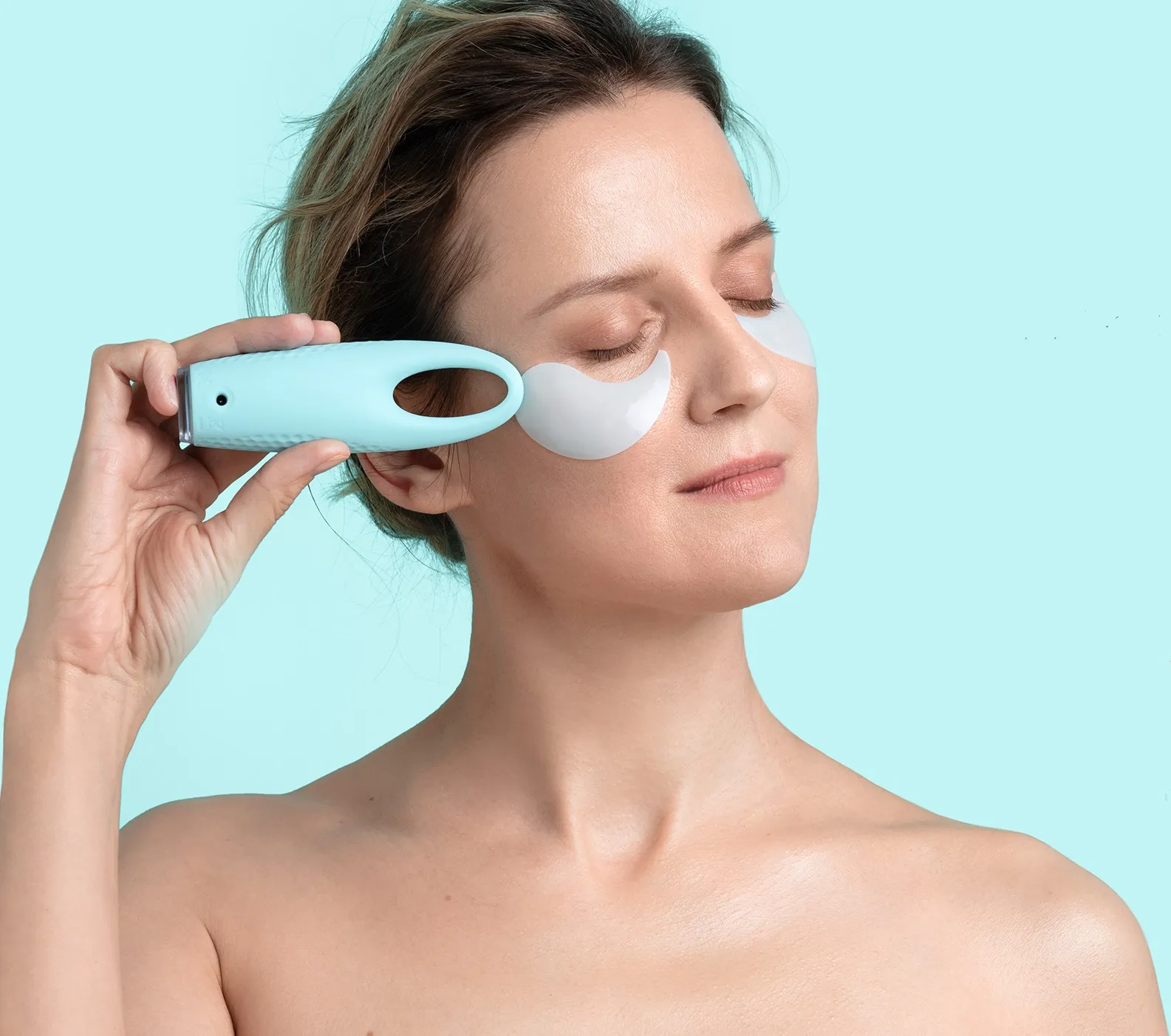 Гидрогелевая маска-патч для кожи вокруг глаз с коллагеном и морским мхом IRIS™