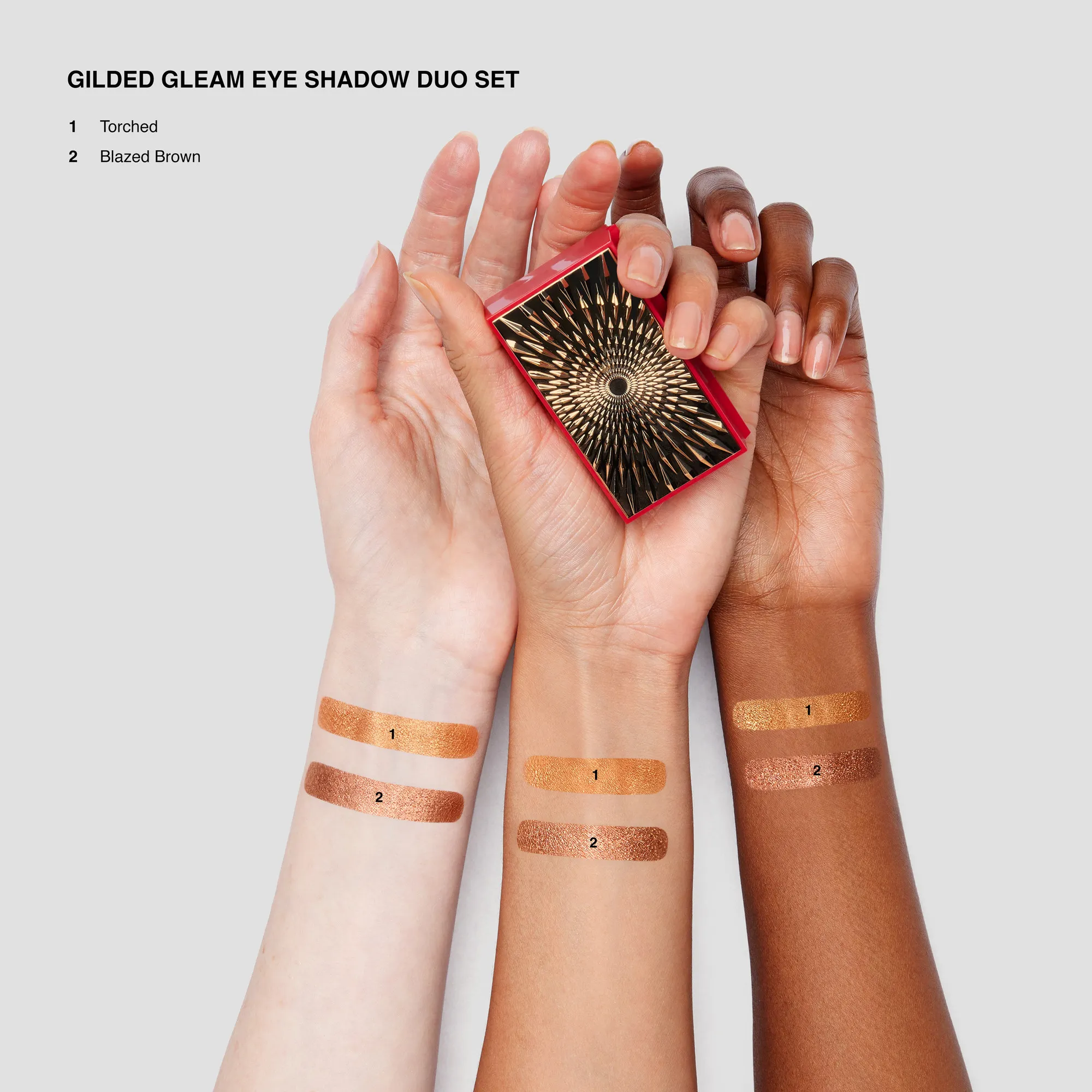 Gilded Gleam Eye Shadow Duo Набор для макияжа глаз