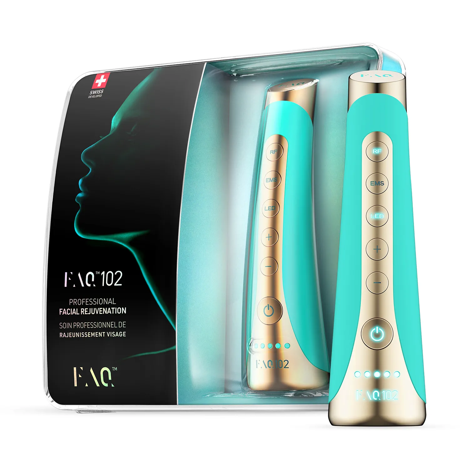 Rf Ems Led Терапия Faq 102 Topaz Массажер для обновления и омоложения кожи 