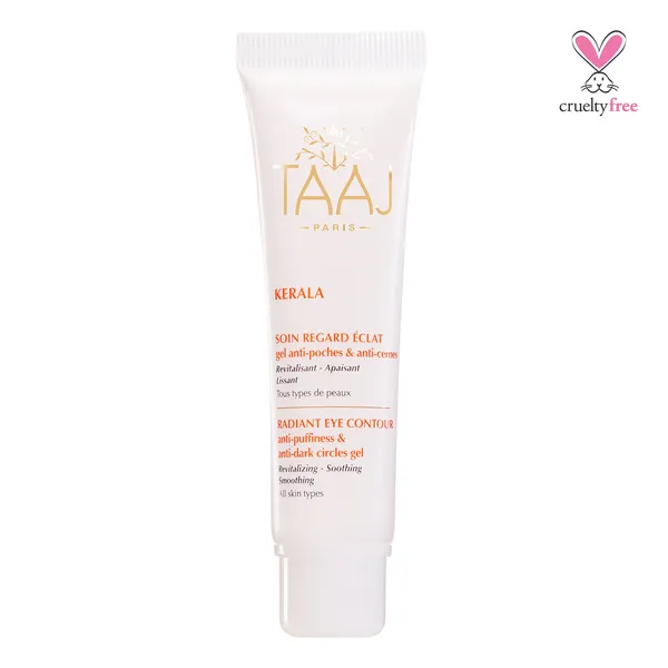 Сияющий уход за кожей вокруг глаз против отеков и темных кругов под глазами