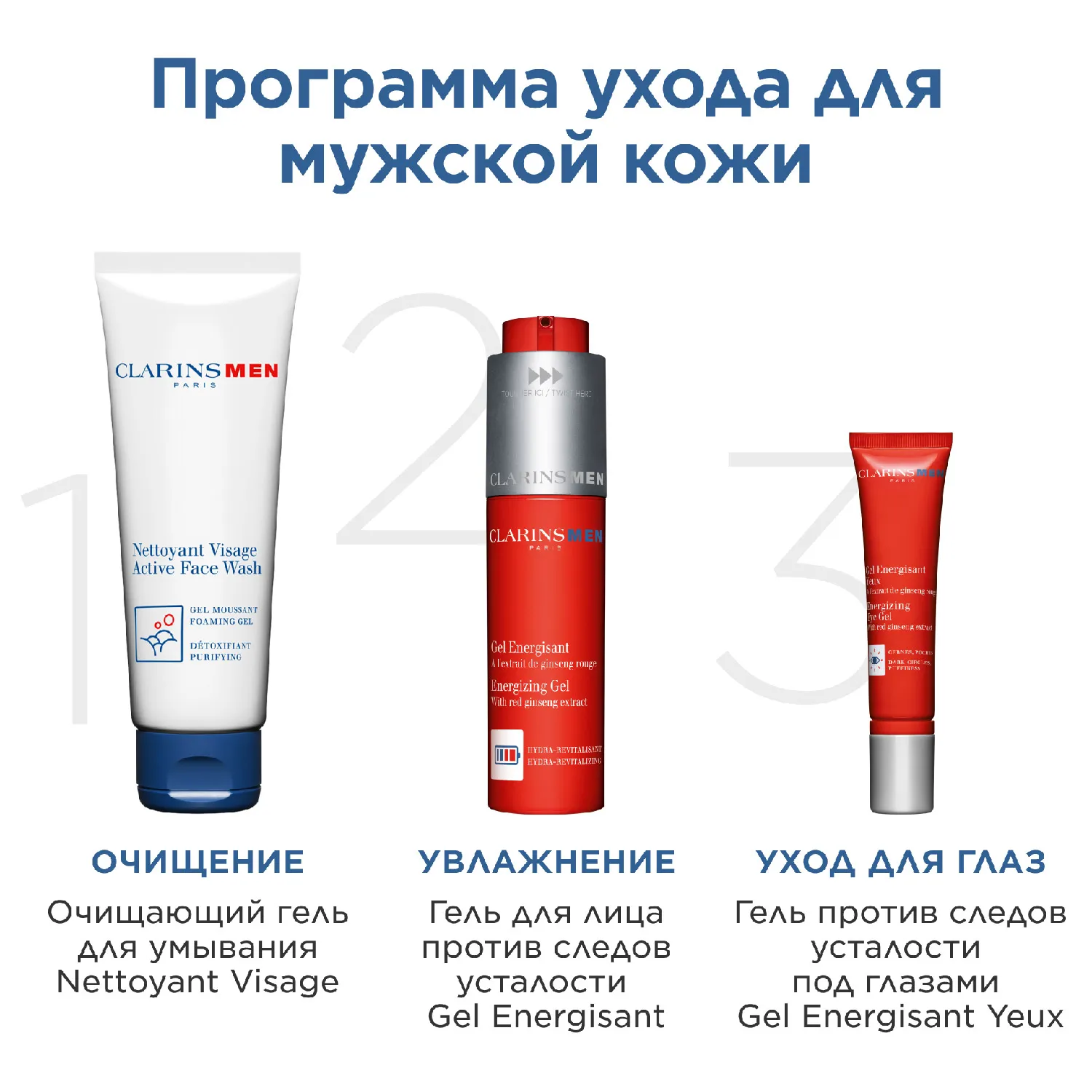 Men Gel Energisant Yeux Гель для устранения следов усталости под глазами