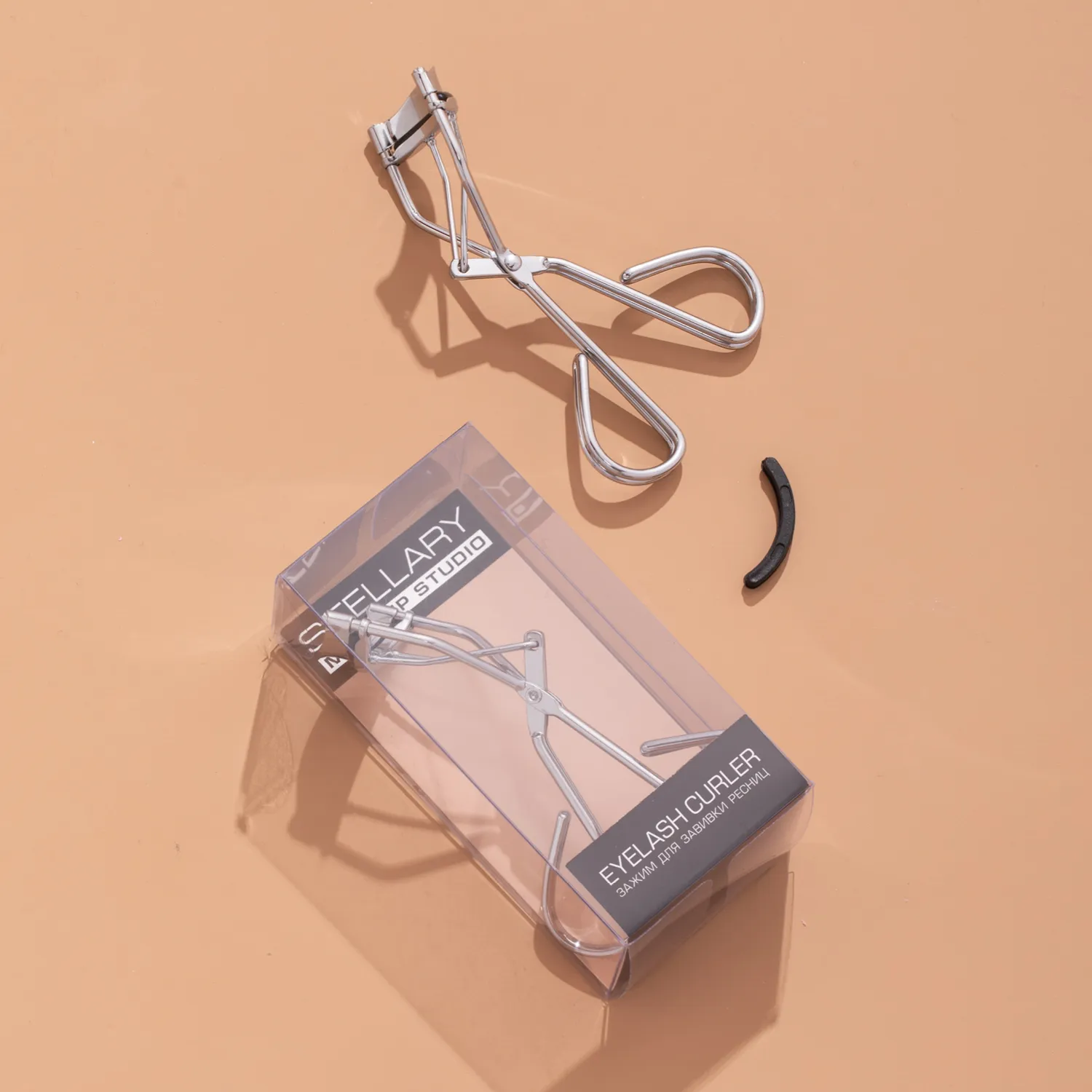 Eyelash curler Металлический зажим для быстрого подкручивания ресниц