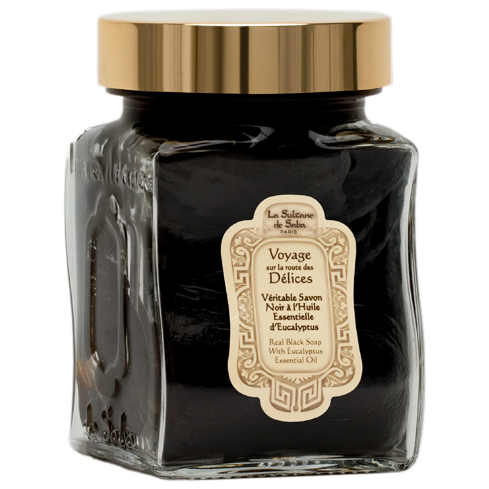 Черное мыло для лица и тела  c эвкалиптом